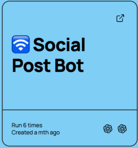 Social Post Bot